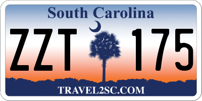 SC license plate ZZT175