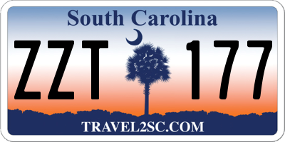 SC license plate ZZT177