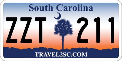 SC license plate ZZT211