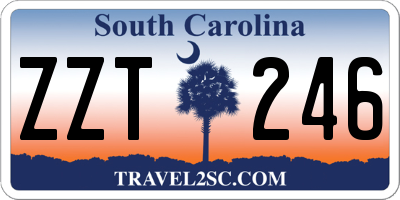 SC license plate ZZT246