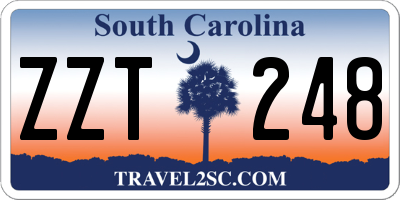SC license plate ZZT248
