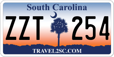 SC license plate ZZT254