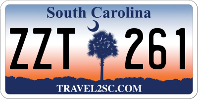 SC license plate ZZT261