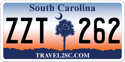 SC license plate ZZT262