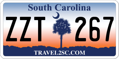 SC license plate ZZT267