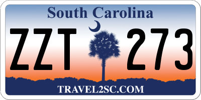 SC license plate ZZT273