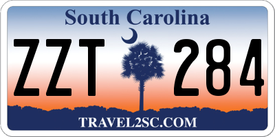 SC license plate ZZT284