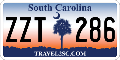 SC license plate ZZT286