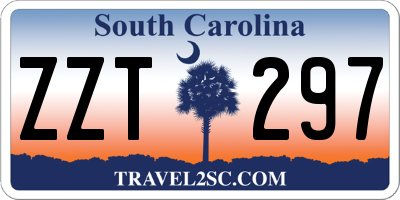 SC license plate ZZT297