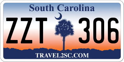 SC license plate ZZT306