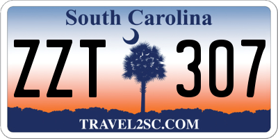 SC license plate ZZT307