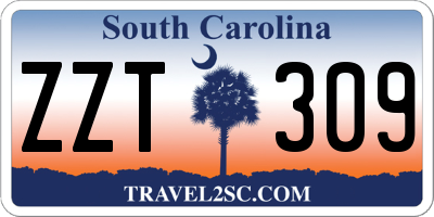 SC license plate ZZT309