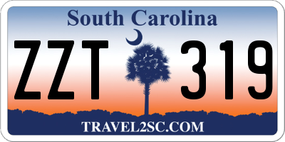 SC license plate ZZT319