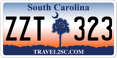 SC license plate ZZT323