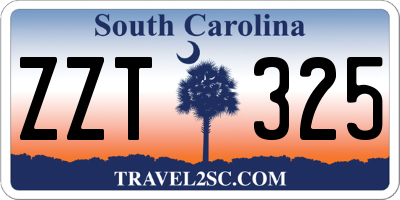 SC license plate ZZT325
