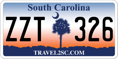 SC license plate ZZT326