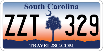 SC license plate ZZT329