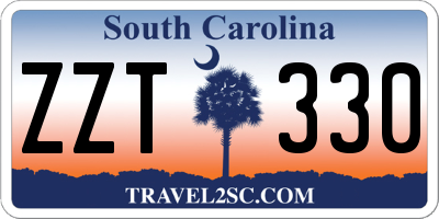 SC license plate ZZT330