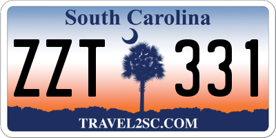 SC license plate ZZT331