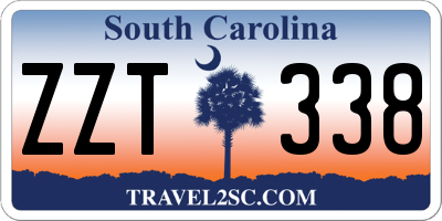 SC license plate ZZT338