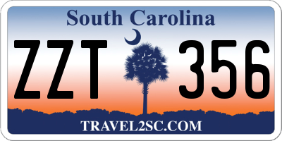 SC license plate ZZT356