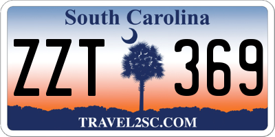 SC license plate ZZT369