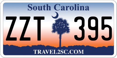 SC license plate ZZT395