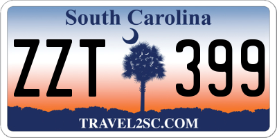 SC license plate ZZT399