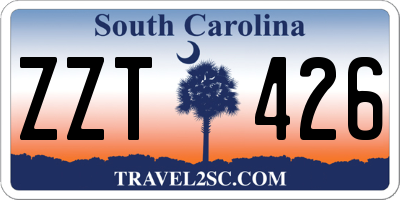 SC license plate ZZT426