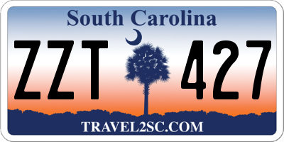 SC license plate ZZT427