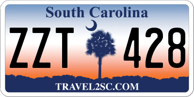 SC license plate ZZT428