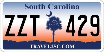 SC license plate ZZT429