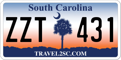 SC license plate ZZT431