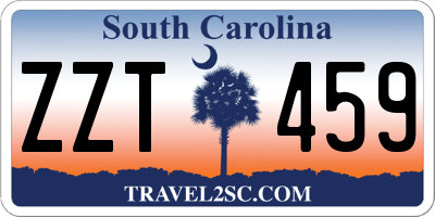 SC license plate ZZT459