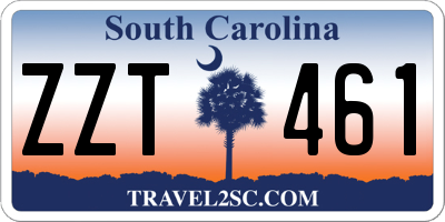 SC license plate ZZT461