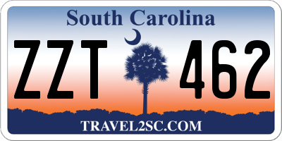 SC license plate ZZT462