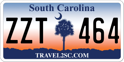 SC license plate ZZT464