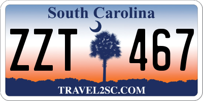 SC license plate ZZT467