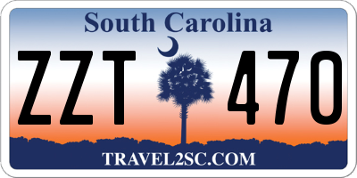 SC license plate ZZT470