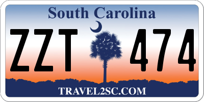 SC license plate ZZT474