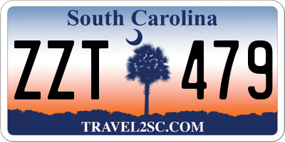 SC license plate ZZT479