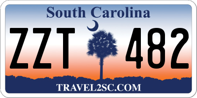 SC license plate ZZT482