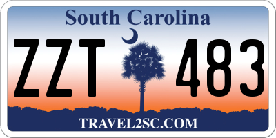 SC license plate ZZT483