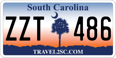 SC license plate ZZT486