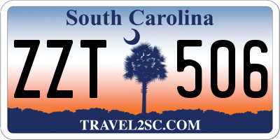 SC license plate ZZT506