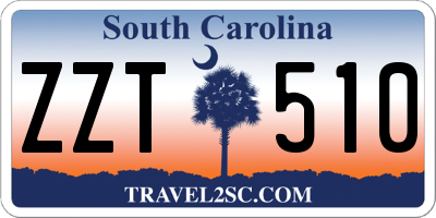 SC license plate ZZT510