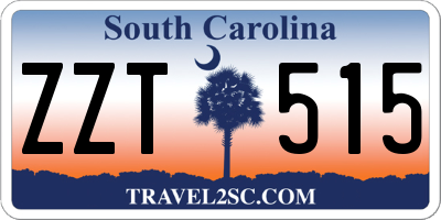 SC license plate ZZT515
