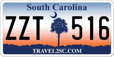 SC license plate ZZT516