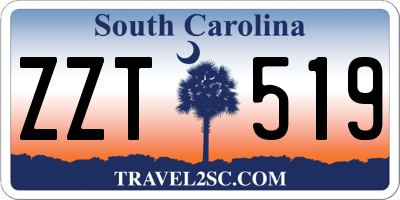 SC license plate ZZT519