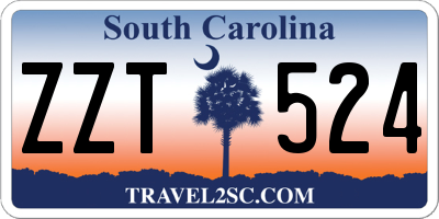 SC license plate ZZT524